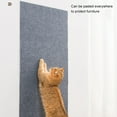 thumbnail image 4 of Climbing Cat Scratcher Mat, Trimmable Self-Adhesive Cat Scratching Board, Cat Scratching Pads for Couch Furniture Wall Cat Tree,1Pack,Khaki,15.75"*39.37", 4 of 10