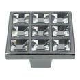 thumbnail image 2 of GlideRite 1-1/2 in. Square Crystal Cabinet Knob with Polished Chrome Base, 2 of 4