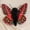 Red, variant on Realistic Butterfly Plush Doll - Simulated Butterfly Stuffed Animal Toy for Sofa Bedroom Decor Gift