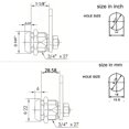 thumbnail image 3 of Cerradura para caja de herramientas M Lock Homak con 2 llaves, leva de 1,1", 3 of 4