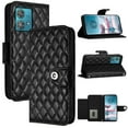 thumbnail image 6 of for Motorola Edge 40 Neo Wallet Case, Elegant Card Holder Cash Slot PU Leather Kickstand Wrist Strap Wallet Shockproof Protective Flip Women Girls Case Cover for Motorola Edge 40 Neo, Black, 6 of 7