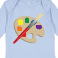 thumbnail image 4 of Inktastic Artist Palette and Brush Boys or Girls Long Sleeve Baby Bodysuit, 4 of 5