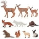 thumbnail image 4 of Juego de 10 figuras de animales del bosque en miniatura, simulación de animales salvajes, juguetes de aprendizaje impermeables para niños., 4 of 8