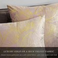 thumbnail image 5 of SZTXJ 45 x 45 cm ROSE Set of 2 Velvet Cushion Covers 45x45 cm Decoration Printed Gold Pillow Case for Sofa Bedroom Car Living Room Cushion Cover, 5 of 5