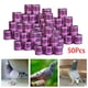 thumbnail image 2 of Bandas de aluminio para patas de paloma con números de 8 mm, duraderas y portátiles para palomas de carreras. Violeta, 2 of 9