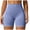 Blue, variant on felwors Women's Impact Shorts High Waisted Scrunch Lifting Seamless Running Yoga Biker Shorts Blue for Size M