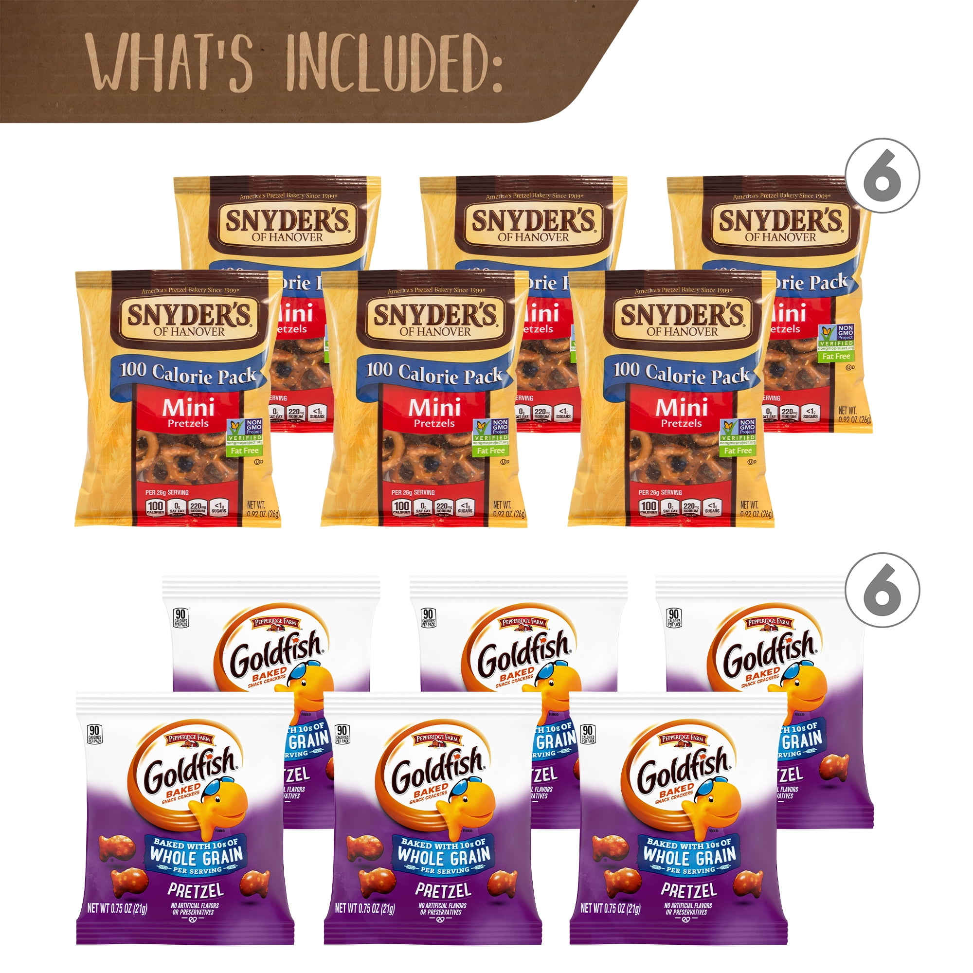 Snack Box Pros, Pretzel Snack Box, 38 Individually Packaged Snacks