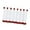 #1 35x18 Inch, Wine Red, variant on DOLITY Customize Cafe Window Curtain Kitchen Curtain Tier #1 35x18 Inch, Red 1 35x18 Inch Red