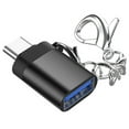 thumbnail image 1 of Decodeary USB Type C Adapter Cable USB -C to USB 3 .0 Type -C Charging Converter for S9 S8 Plus P10 P20 Plus black 1Set, 1 of 6