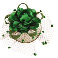 thumbnail image 2 of Skymirror Women Felt Hat Veil Hollow Out Fishnet Flower Decor Dot Royal Hair Decoration Photograph Prop Bridal Wedding Lady Banquet Cocktail Beret Hair Accessories, 2 of 8