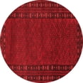 thumbnail image 1 of Ahgly Company Indoor Round Southwestern Red Country Area Rugs, 7' Round, 1 of 4