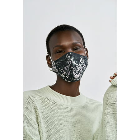 iMPOWER by Prabal Gurung Reversible Face Mask, Black Animal Print