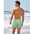 thumbnail image 3 of COOFANDY Men's Tight Swim Trunk Basic Bathing Suit Lightweight Square Leg Boxer Swim Briefs with Liner, 3 of 6
