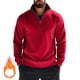 thumbnail image 1 of pstuiky camisas de manga larga para hombre, Sudadera con capucha de manga larga para hombre, estilo casual, con bolsillos, color liso tops de invierno para hombre xl, 1 of 9