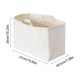 thumbnail image 3 of Bolsa de almacenamiento de lona plegable con asas | Contenedor transpirable y resistente a desgarros para juguetes, mantas, ropa y sábanas | Organización del hogar, armario y debajo de la cama, 3 of 6