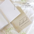 thumbnail image 4 of Wedding Vow Books His and Hers - 2 Pack Personalized His & Hers Book - Linen Hardcover Bride and Groom Notebook for Ceremony Vows - Bookmark & Lined Pages - Renewal & Wedding Must Haves, 4 of 8