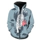 thumbnail image 3 of Sudadera con capucha y cremallera con estampado 3D de dibujos animados de tigre para hombre, ropa de calle, sudaderas de hip hop, sudaderas casuales de moda para niños, sudaderas de gran tamaño, 3 of 4