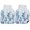 Gray Blue Light Blue Mist Blue, variant on Blue Leaf Car Floor Mats 4 Pieces, Front & Rear Auto Carpet Mats Full Set with Rubber Backing, Watercolor Country Plant Monochrome Branch Universal All Weather Car Floor Protectors for SUV Truck Van