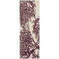 thumbnail image 3 of SAFAVIEH Bella Pascal Floral Coral Wool Area Rug, Beige/Purple, 5' x 5' Round, 3 of 9