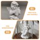 thumbnail image 3 of 2 piezas de estatua de ángel de resina para decoración del hogar, figura de ala romana, pequeño querubín bebé, 3 of 6