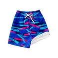 thumbnail image 2 of Baby Boy Swimsuit Youth Boys Cool Doodle Graffiti Print Swim Trunks Boys Bathing Suit Multicolour 9-10 Years, 2 of 4