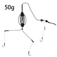 thumbnail image 3 of Mosiee 1Pc European Style Carp Hook Feeder Fishing Baits Cages Hook Rig Set Spring Hook Straight Line Bait Cage Fishing Gear, 3 of 9