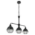 thumbnail image 2 of Gibil 3 light Black Pendant, 2 of 6