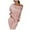 Pink, variant on Plus Size Workout Sets Women's Casual Solid Color Long Sleeved off Shoulder Sweatershirt Sports Suit Joggers for Women 2 Piece Set Casual Sets for Women (Black,S)