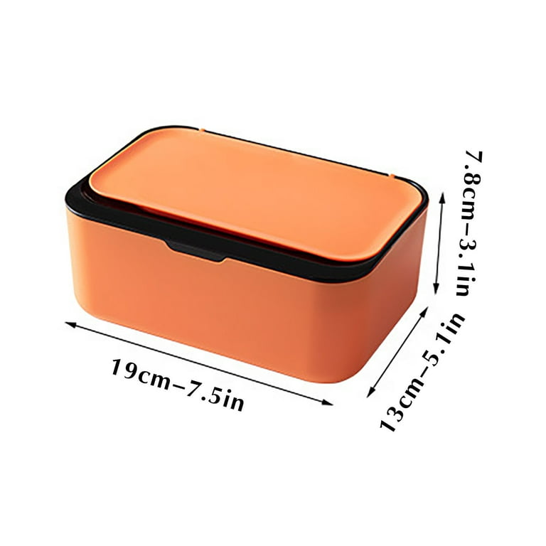 RKZDSR Multi-functional Dust-proof Wet Tissue Box With Cover, Desktop Tea  Table, Suction Box, Wet Tissue Mask, Storage Box, Napkin Paper Box 