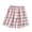 Pink, variant on cfhntfmh Men's Plaid Shorts Elastic Waist Pj Bottoms with Pockets Soft Comfy Pajama Shorts Cotton Lounge Sleepwear