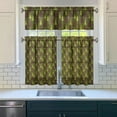 thumbnail image 3 of Funny Bigfoot Kitchen Curtains for Windows – Retro Forest Mountain Cabin Decor, Mythical Creature Window Drapes for Nature Lovers, Rustic Camping Themed Curtain Panels, 3 of 6