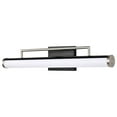 thumbnail image 5 of Nuvo Lighting Solano LED Medium Vanity Black and Brushed Nickel Finish White Acrylic Lens, 5 of 5