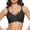 3-Black, variant on Wireless Bras for Women Push up Jelly Seamless Deep V Bra with Keyhole Cutout, Full Coverage Everyday Tshirt