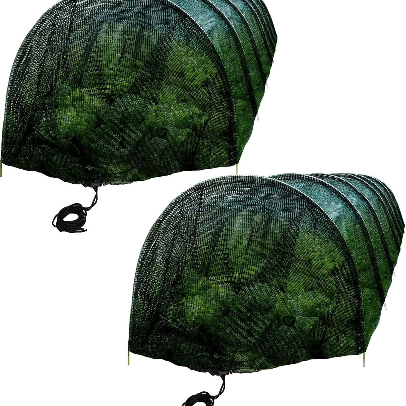 2-in-1 Portable Greenhouse Garden Tunnel, Shade Net Cover with Quick-Release, for Vegetables
