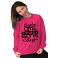 thumbnail image 3 of Nothing Like Southern Girl Country Women Crewneck Sweatshirt Brisco Brands S, 3 of 6