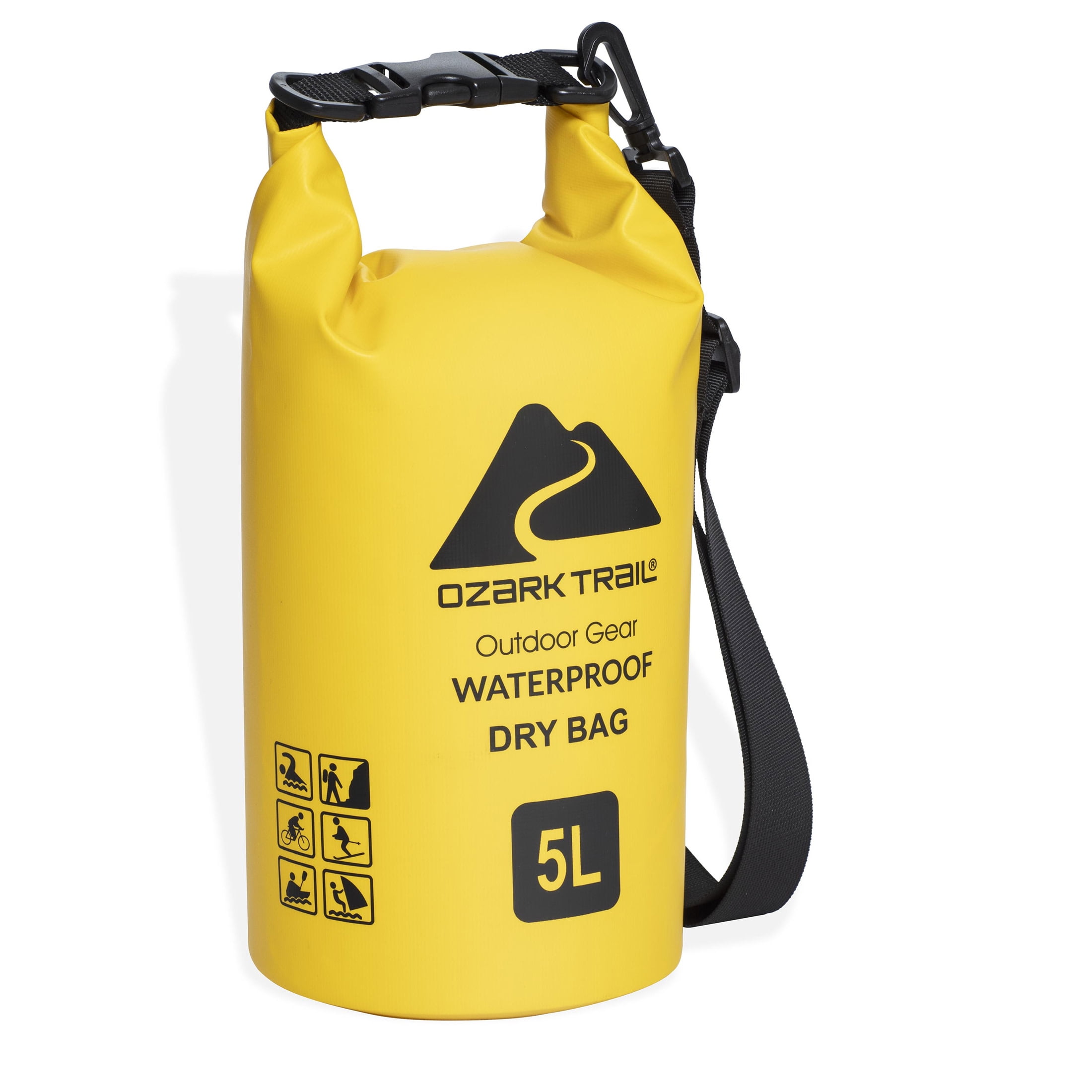 Ozark Trail Waterproof Tritech 5L Dry Bag with Shoulder Strap
