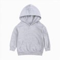 thumbnail image 2 of Godom Pullover Hoodies Top for Kids Baby Boys Girls Child Hooded Sweatshirt Long Sleeve Shirt with Pocket, 2 of 4