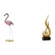 thumbnail image 1 of Estatua de flamenco de resina, escultura abstracta de fuego, figura de pájaro, adorno decorativo para exteriores, jardín o construcción, ideal para re, 1 of 8