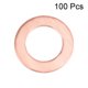 thumbnail image 2 of Arandela plana de cobre de 100pcs 6mm x 10mm x 1mm para tornillo de tornillo, 2 of 5