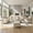 Beige, variant on Mjkone 2 Pieces Living Room Furniture Sets,Linen Sectional Sofas and Couches Set with Storage Ottoman for Living Room, 3-Seater + Accent Chair + Ottoman,Beige