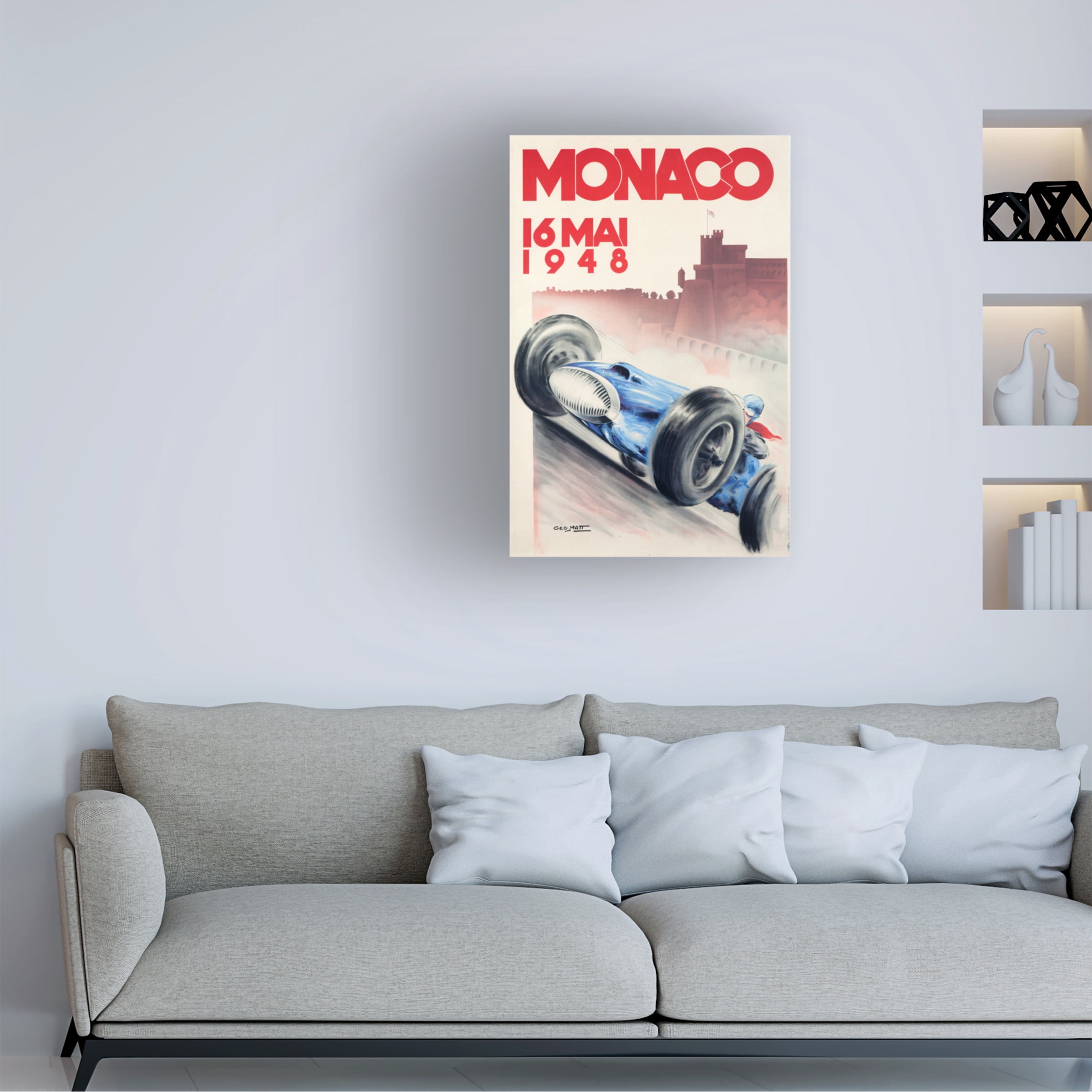 Lantern Press 'Monaco' Canvas Art