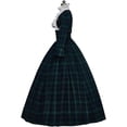 thumbnail image 3 of Victorian Southern Belle Ball Gown Civil War Dress Blue Evening Dress, 3 of 7