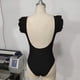 thumbnail image 5 of Traje de baño de una pieza para mujer, traje de baño informal de moda para mujer, traje de baño de color sólido con cuello en V para mujer, traje de baño de moda playera para mujer, trajes de baño de, 5 of 5