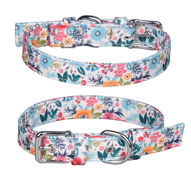 Jardín perfumado de primavera Collar de flores para perros con bolsa de compras a juego para los amantes de las mascotas
