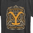 thumbnail image 3 of Yellowstone - Yellowstone Flourish Design - Women's Short Sleeve Graphic T-Shirt, 3 of 6
