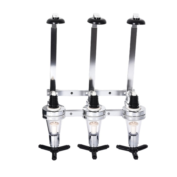Dispensador de botellas y soporte para barra Senlinrui Living Drinkware Optics Spirit Measurer 3 botella