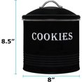 thumbnail image 3 of wqlpp-Vintage Cookie Tin - Airtight Jar Containers, Kitchen Counter, Large Size, Gift Giving, 3 of 4