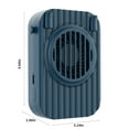 thumbnail image 5 of under $5 Usloyux Portable Neck Fan USB Rechargeable Battery Operated Cooling Wearable Summer Gift Fans Lightweight Mini Cute Design Long Life Pocket Fan for Travel, 5 of 9