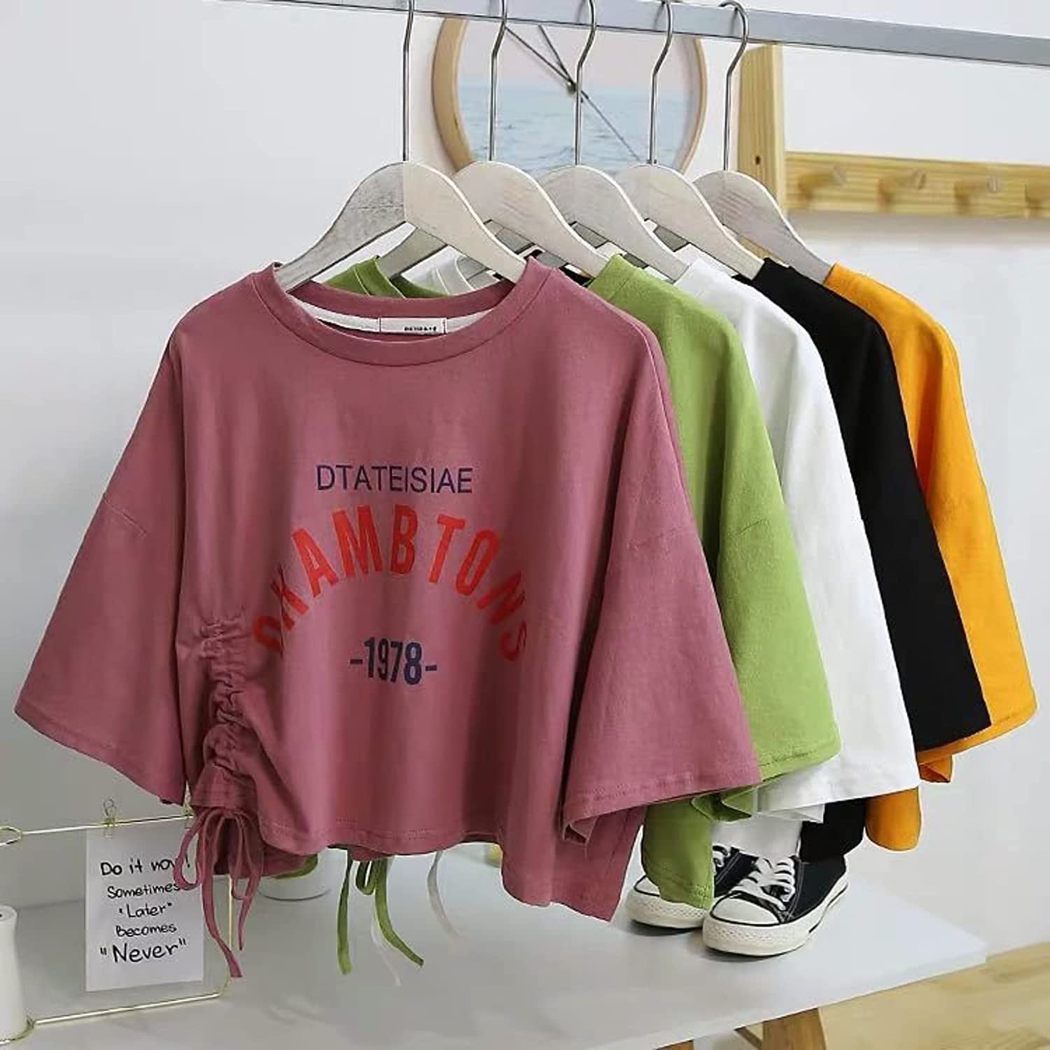 CoCopeaunt New Japanese Ins Style Retro Simple Wild Casual Girl