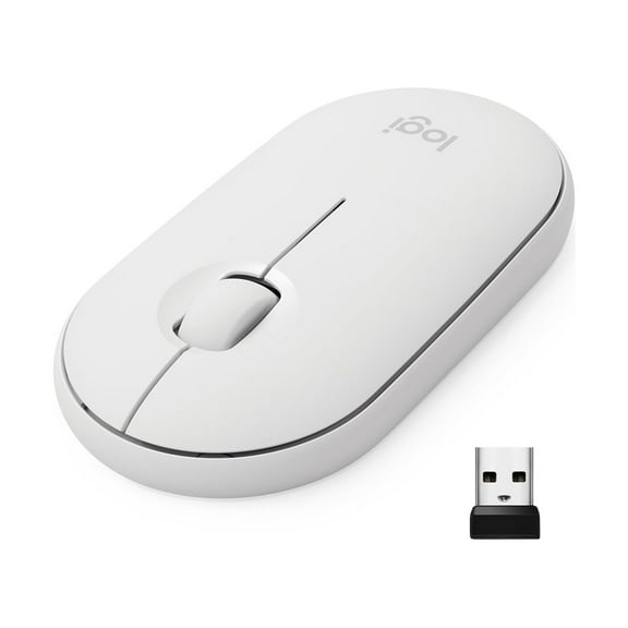 Logitech Slim Wireless Bluetooth Mouse for iPad - Off-White
